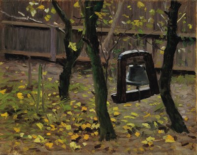 The Dinner Bell in the Garden at Brøndums Hotel by Valdemar Schønheyder Møller